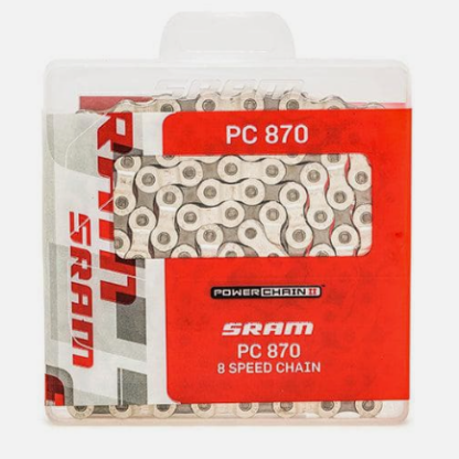 SRAM PC870 7/8spd Chain Silver/Grey (114 Links)