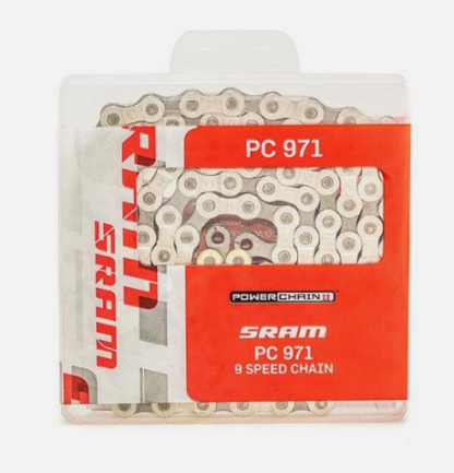 SRAM PC971 9spd Chain Silver/Grey (114 Links)