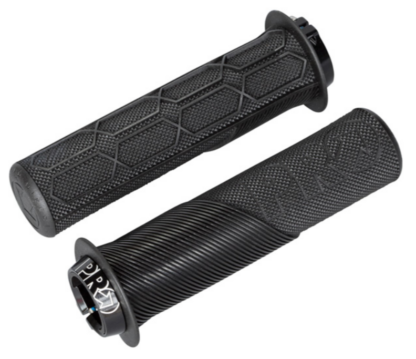 Trail Lock On Grips, with Flange, 32mm, Black